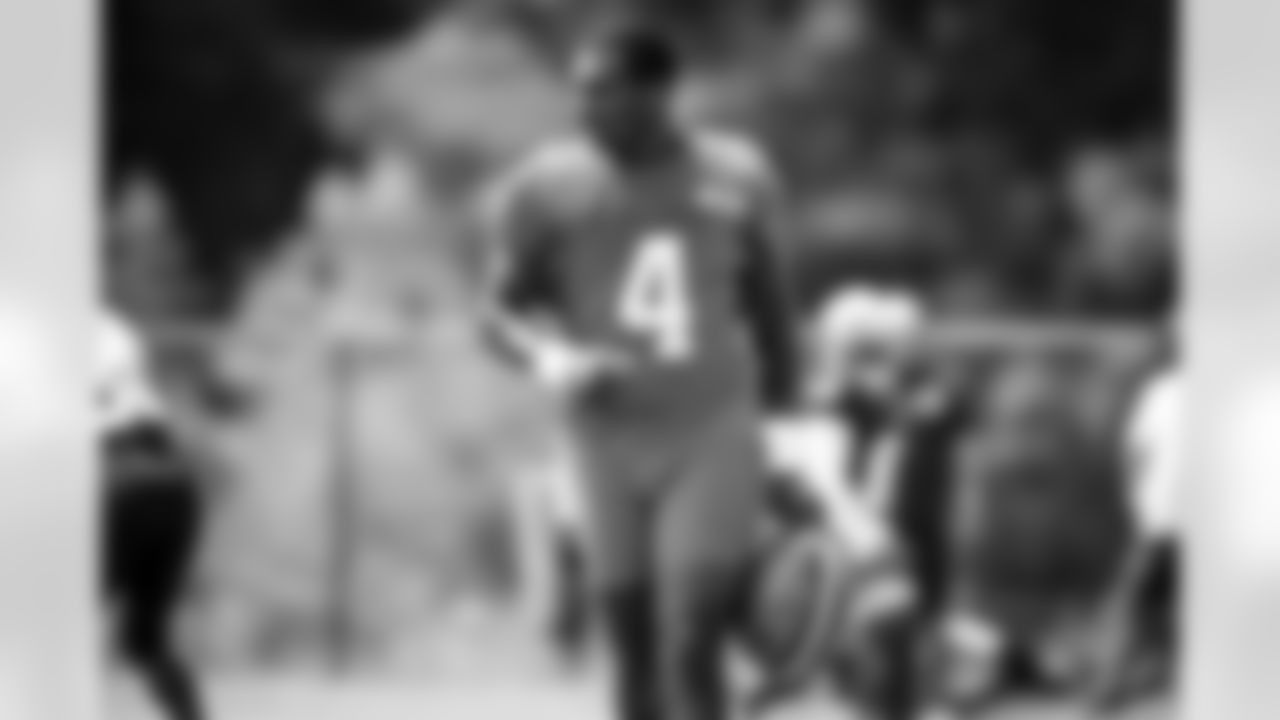 Quarterback Deshaun Watson (4) during Day 3 of Training Camp at The Greenbrier on July 27, 2023.