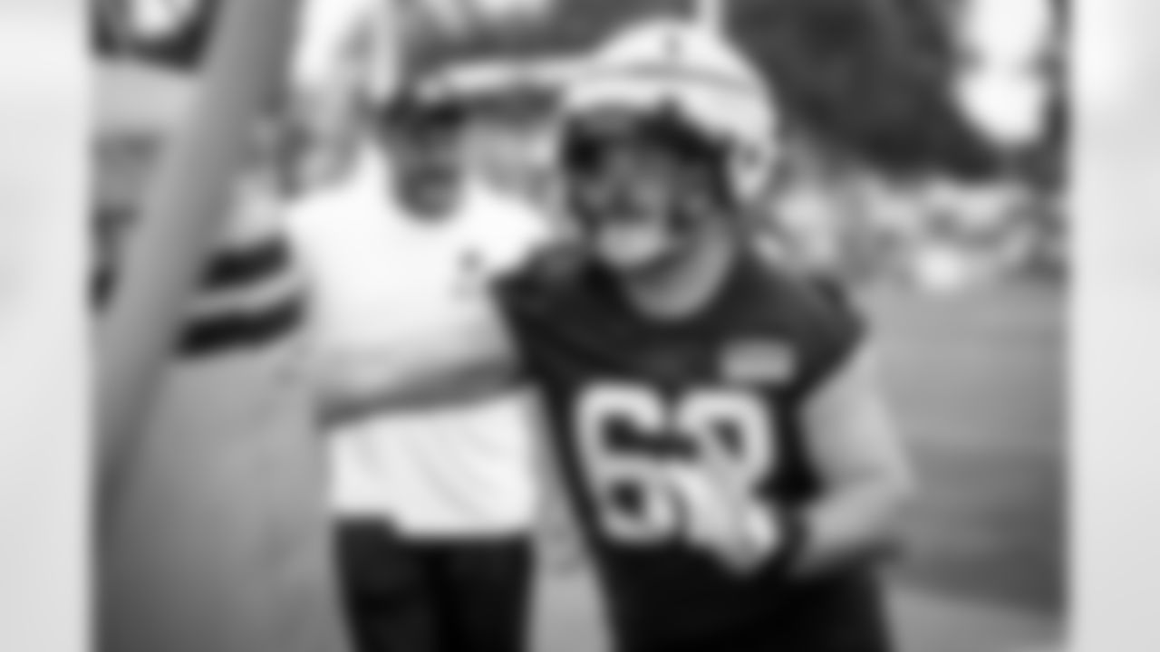 Offensive Guard Blake Hance (62) during the twelfth day of training camp at CrossCountry Mortgage Campus on August 14, 2022.