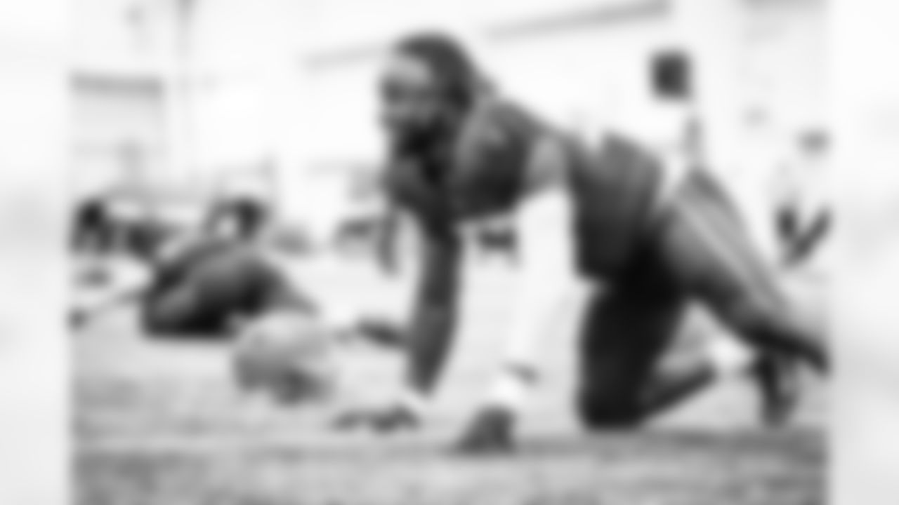 Defensive end Ifeadi Odenigbo (57) during practice on September 22, 2021.
