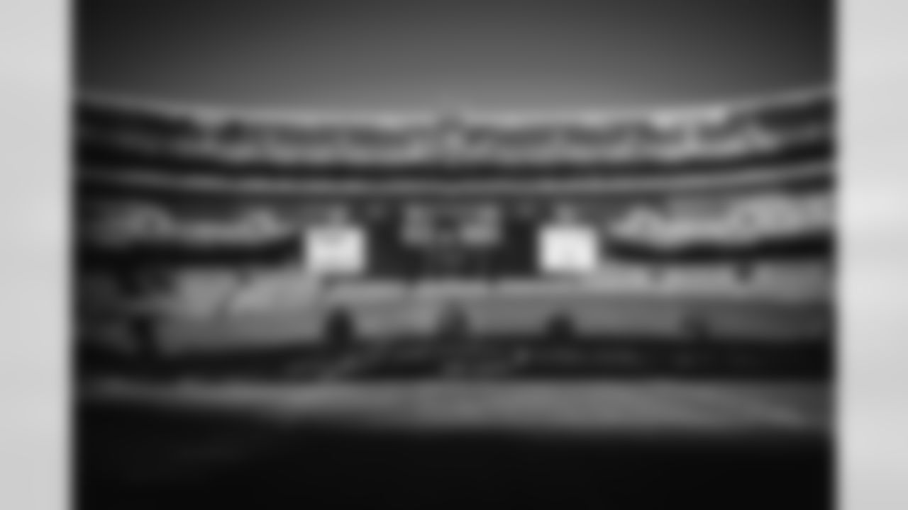 The stadium before a NFL football game between the Cleveland Browns and Washington Commanders on January 1, 2023 at FedEx Field. The Browns won 24-10.