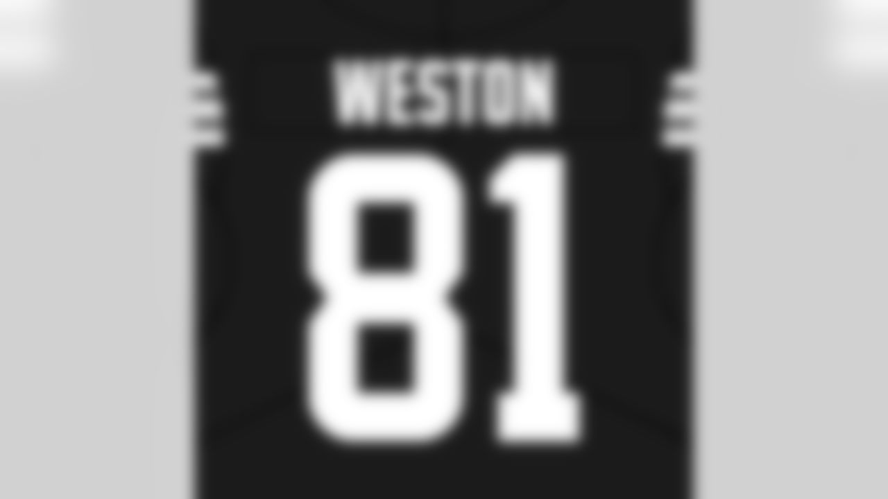 Wide receiver Isaiah Weston (81)