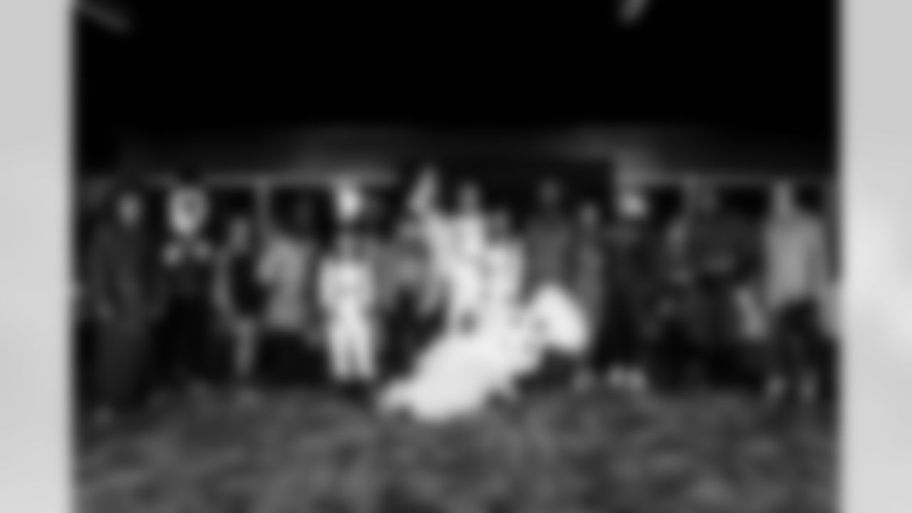 Jacoby Brissett's Halloween Fashion Show on October 24, 2022 in the Kardiac Club of FirstEnergy Stadium.
