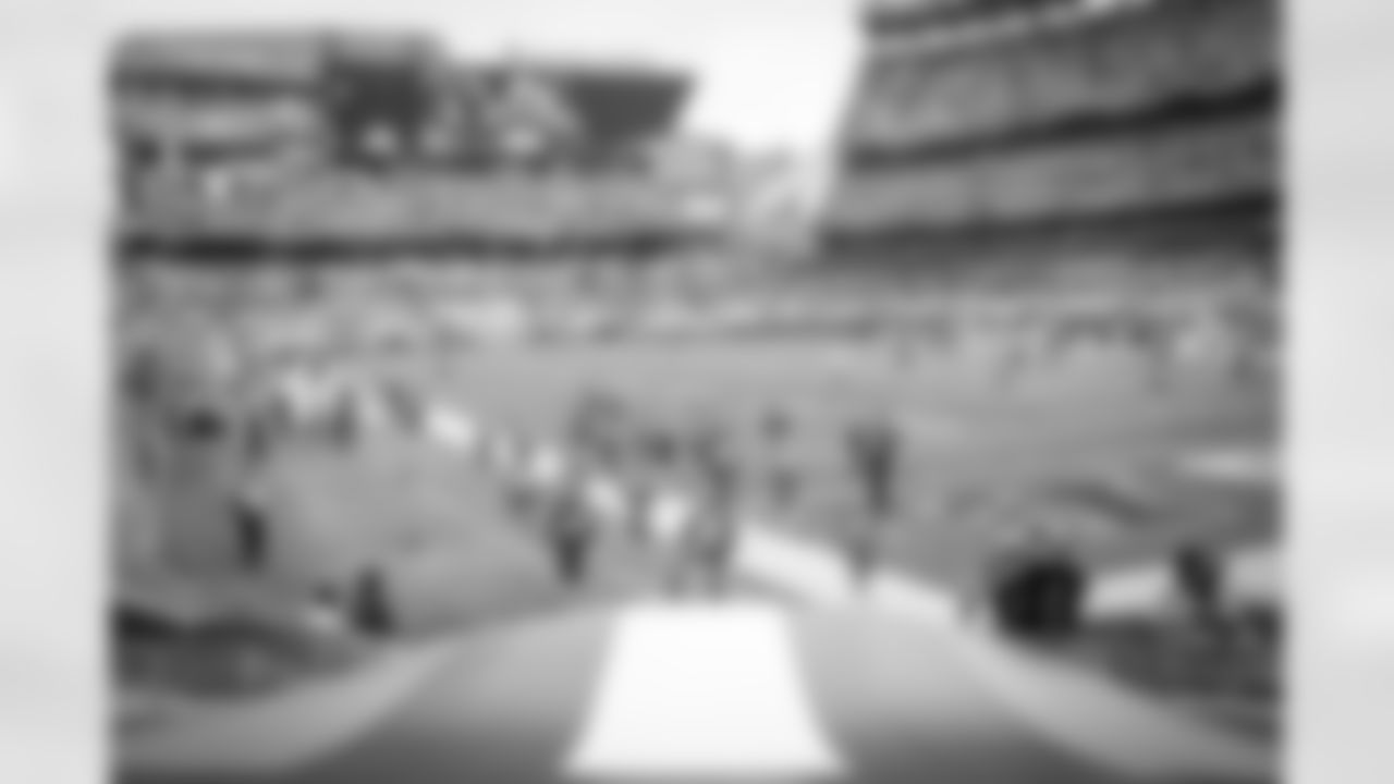 The team before a NFL football game between the Pittsburgh Steelers and Cleveland Browns on January 3, 2021 at FirstEnergy Stadium. The Browns won 24 -22.