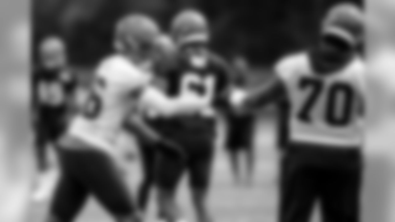 Tight end Pharaoh Brown (86) during the ninth practice of OTAs on May 30, 2019.