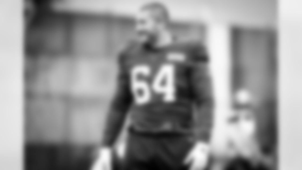 Center JC Tretter (64) during practice on September 30, 2020