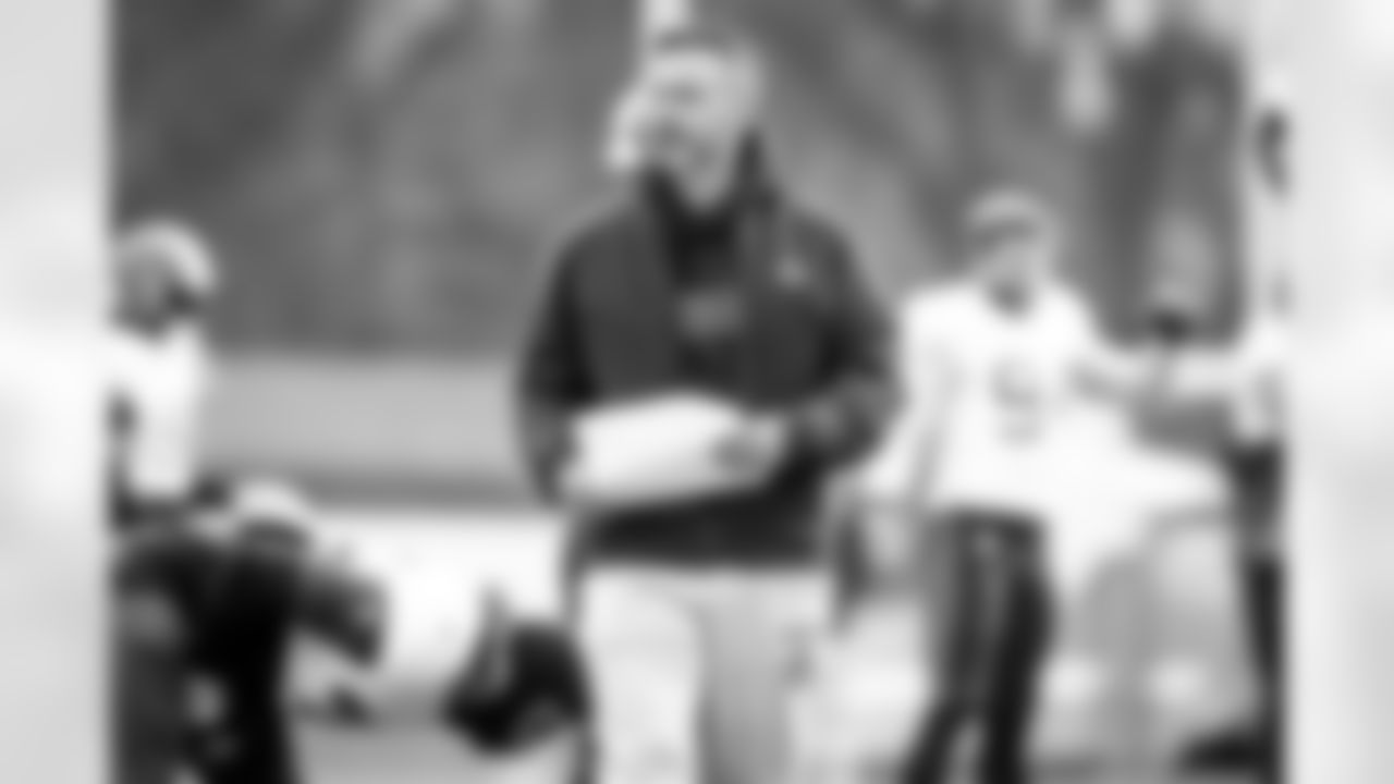 Special Teams Coordinator Mike Priefer during practice on December 8, 2021.
