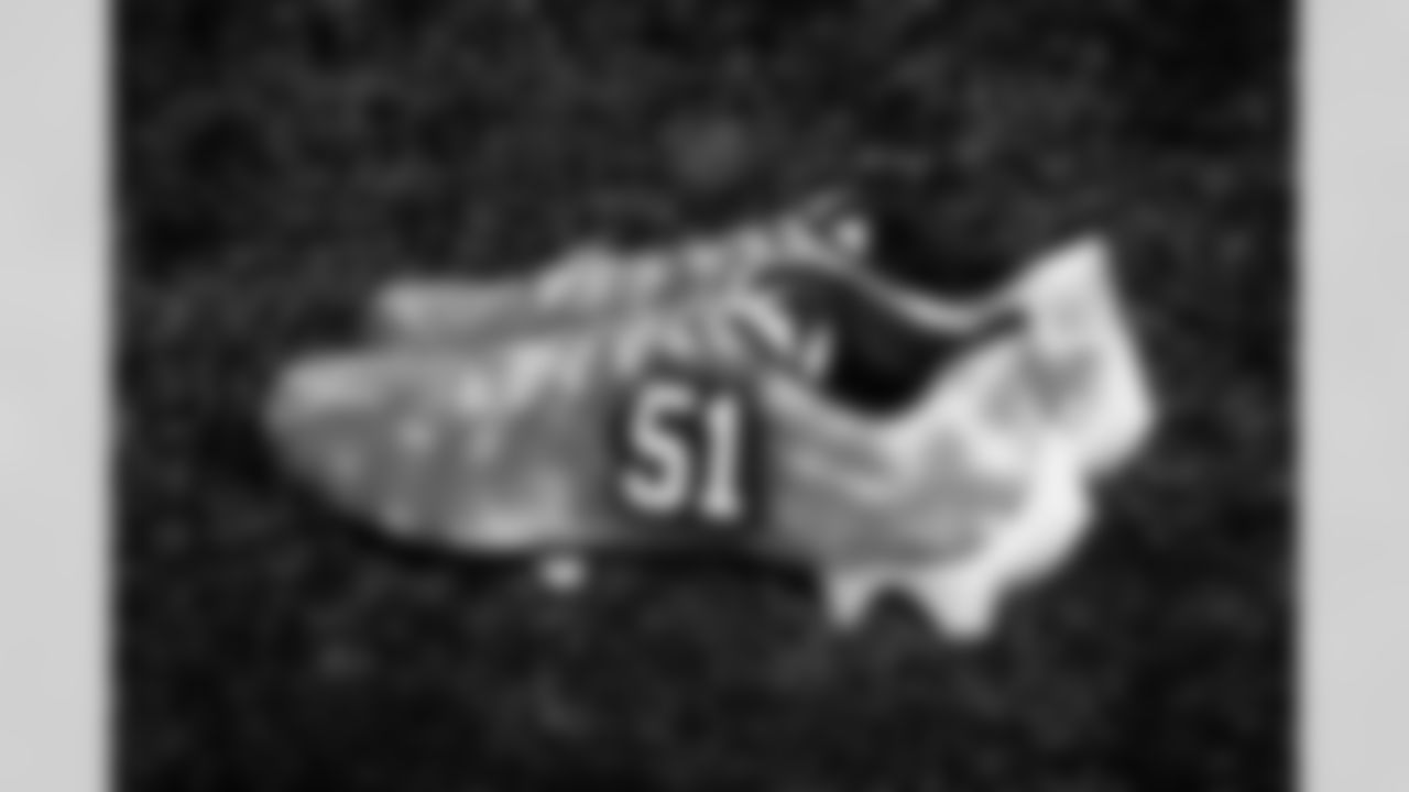 2022 My Cause My Cleats Photoshoot - Linebacker Jordan Kunaszyk (51) - Pre-Born!