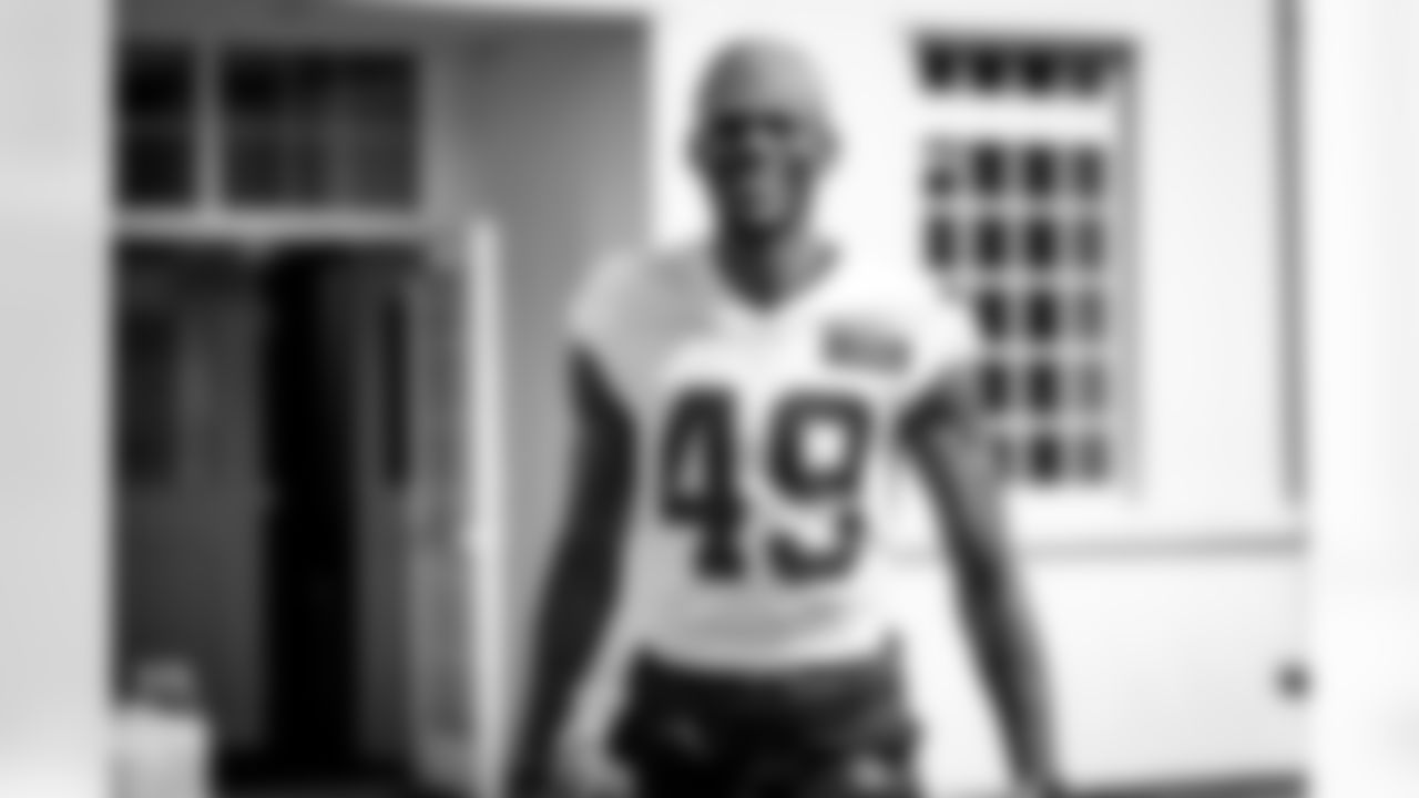 Cornerback Chris Westry (49) during Phase II Fieldwork at The Greenbrier on July 23, 2023.