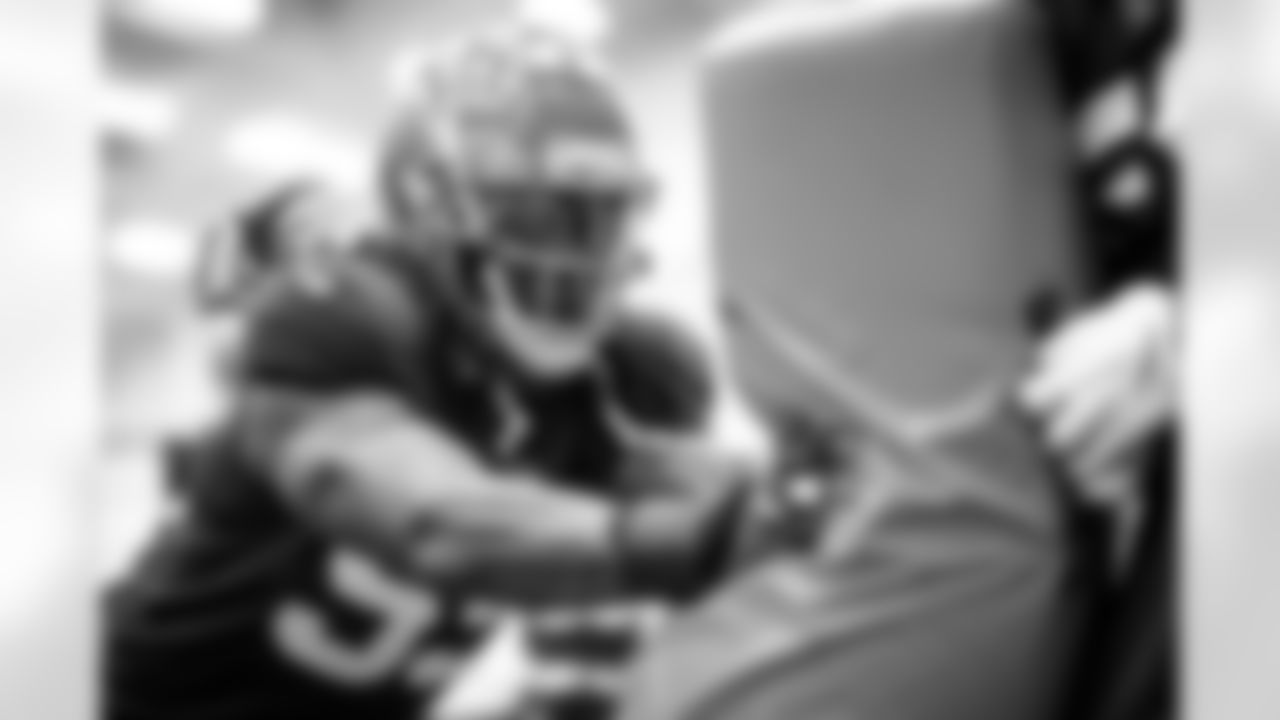Defensive end Takkarist McKinley (55) during practice on September 22, 2021.