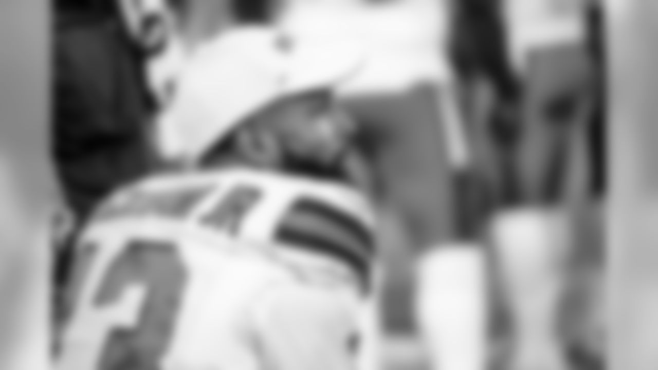 Wide receiver Odell Beckham Jr. (13) on the sideline during the Redskins vs. Browns preseason game.