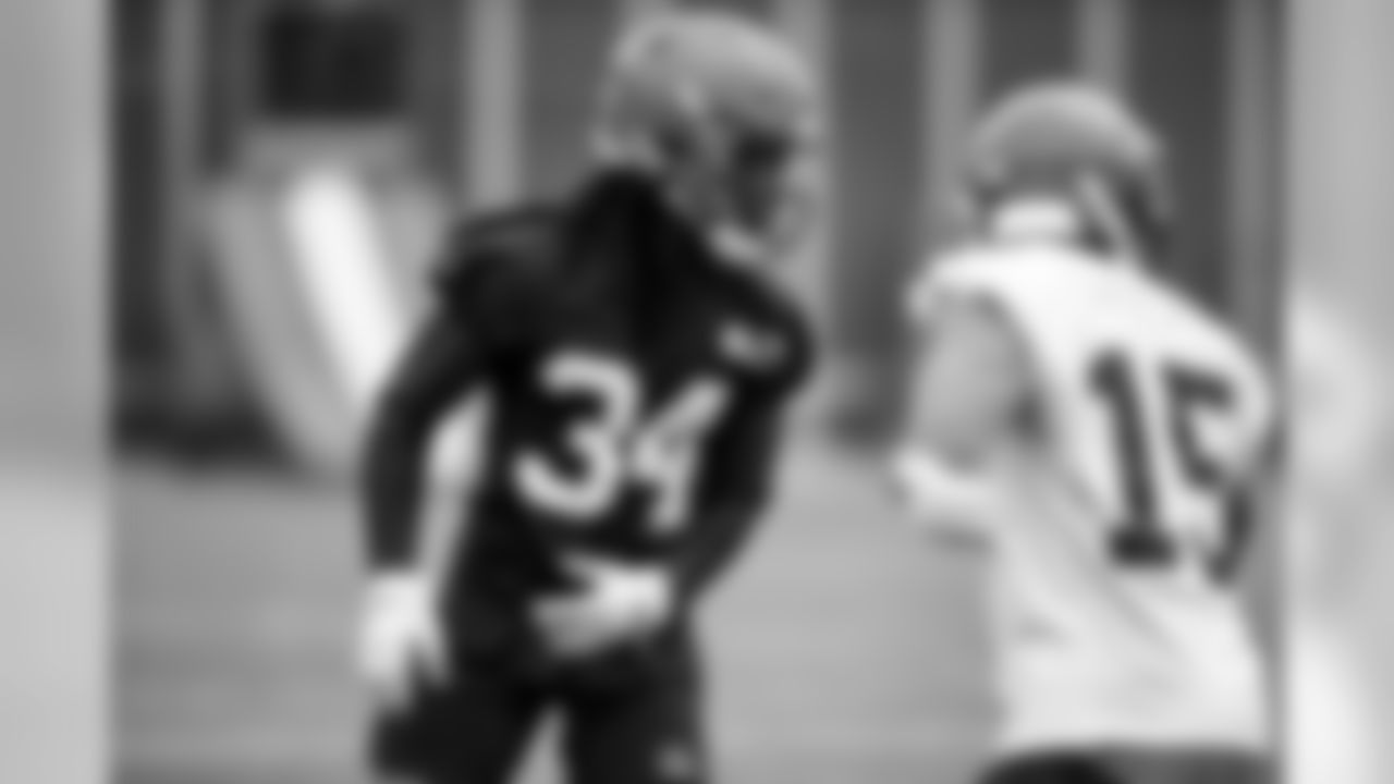 Cornerback Robert Jackson (34) during the ninth practice of OTAs on May 30, 2019.