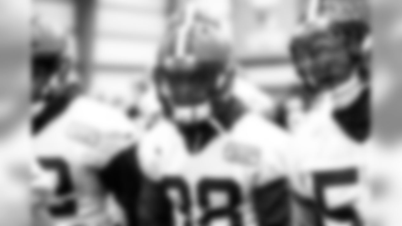 Cornerback T.J. Carrie (38) during practice on December 18, 2019.