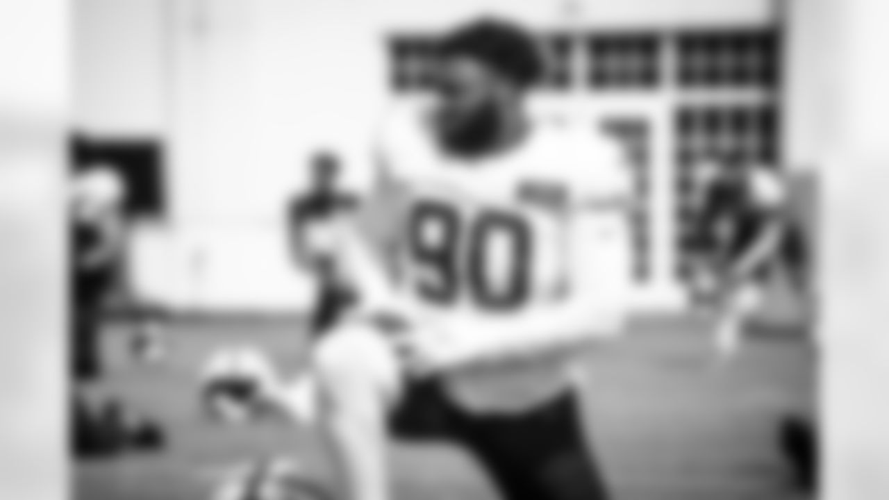 Defensive tackle Maurice Hurst II (90) during Day 4 of Training Camp at The Greenbrier on July 28, 2023.