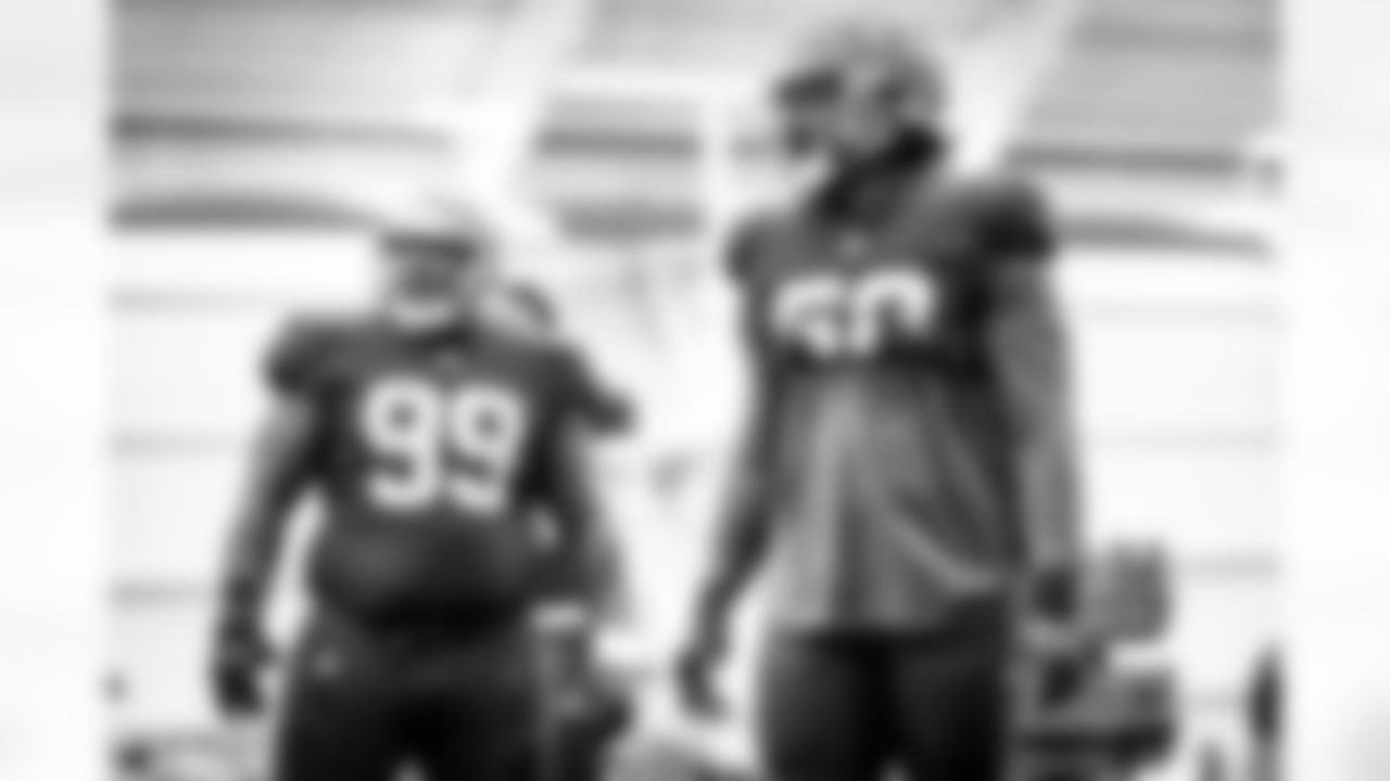Defensive tackle Malik McDowell (58) during practice on September 22, 2021.