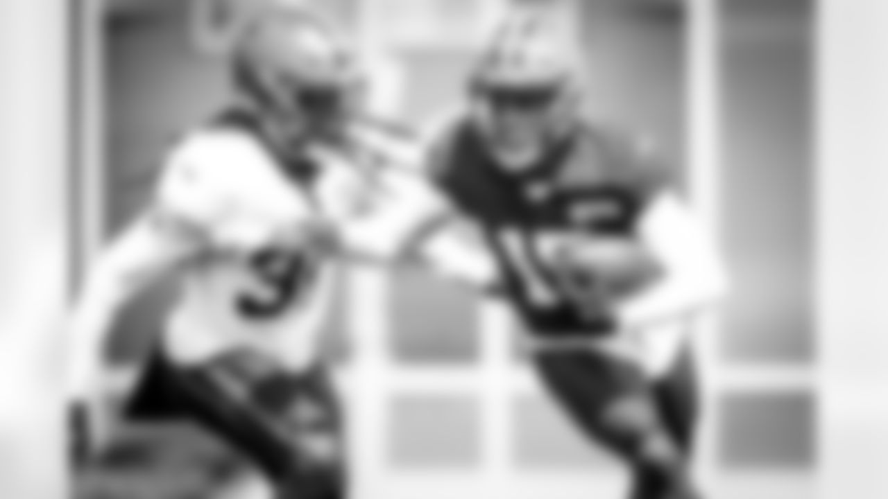 Wide receiver D.J. Montgomery (15) during practice on August 25, 2020