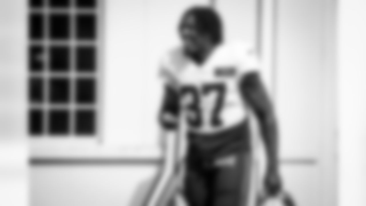 Safety D'Anthony Bell (37) during Day 4 of Training Camp at The Greenbrier on July 28, 2023.