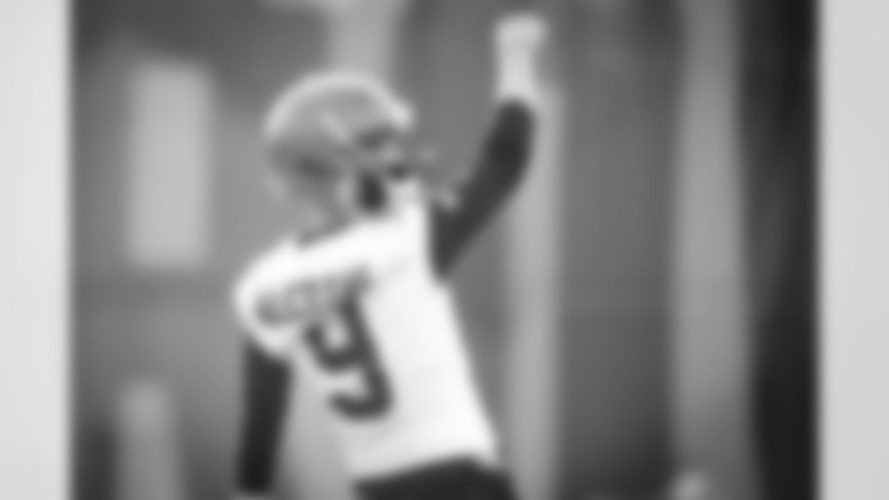 Kicker Matt McCrane (9) during practice on November 19, 2020.