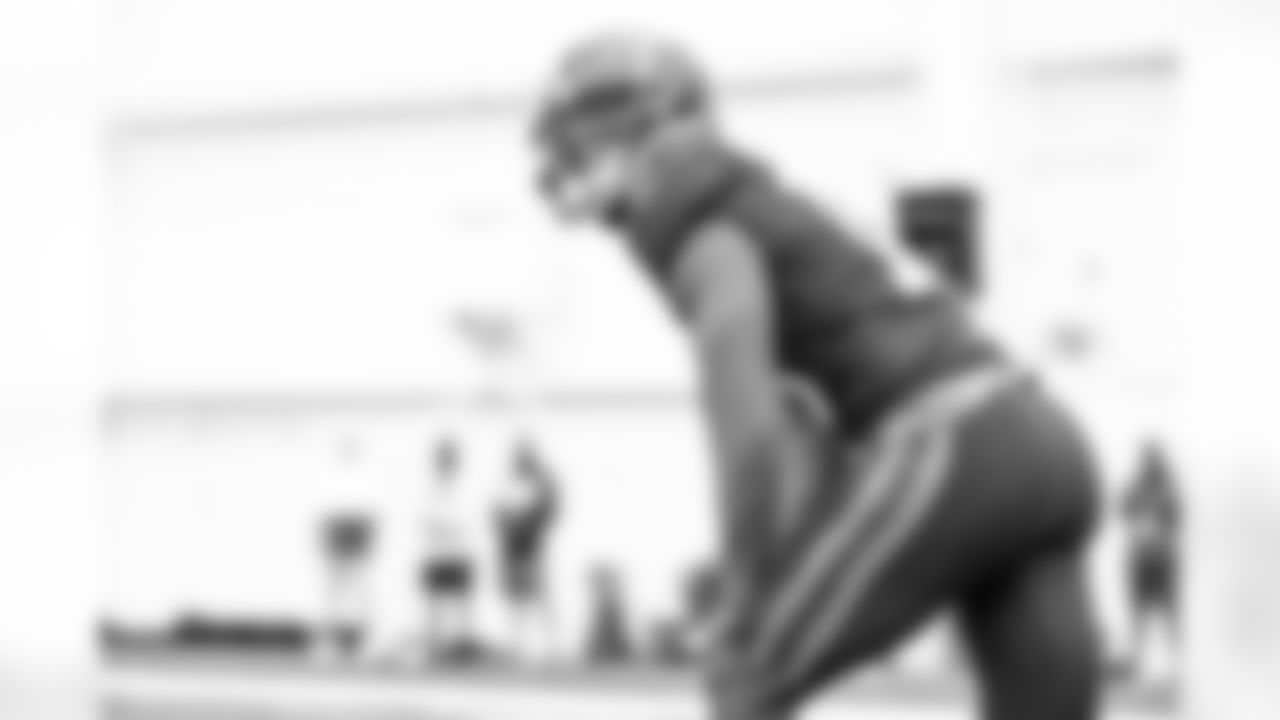 Wide receiver Damion Ratley (18) during practice on August 28, 2020