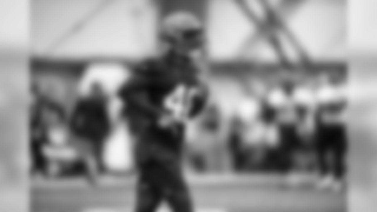 Cornerback Jermaine Ponder (48) during the last day of minicamp on June 6, 2019.