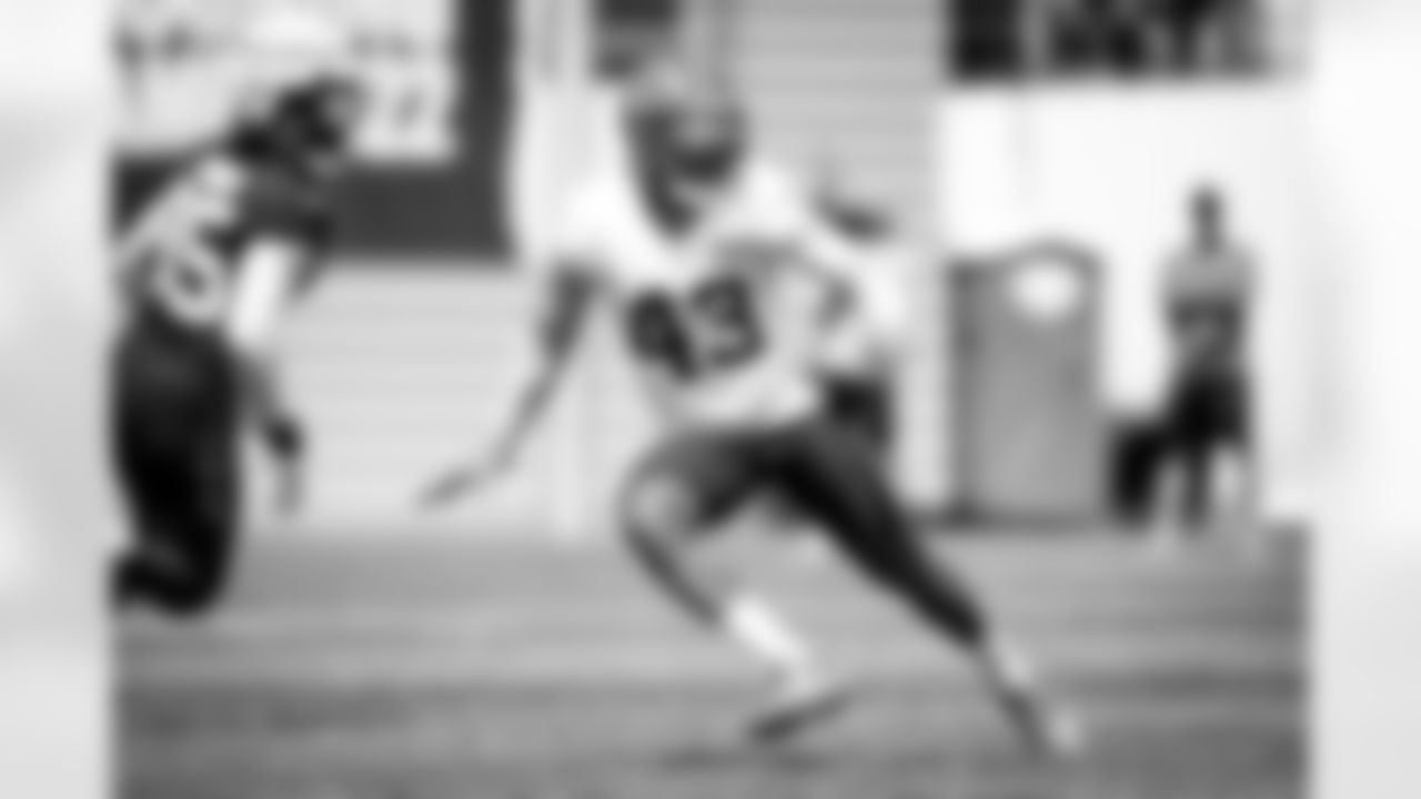 Safety John Johnson III (43) during the seventh day of training camp at CrossCountry Mortgage Campus on August 3, 2022.