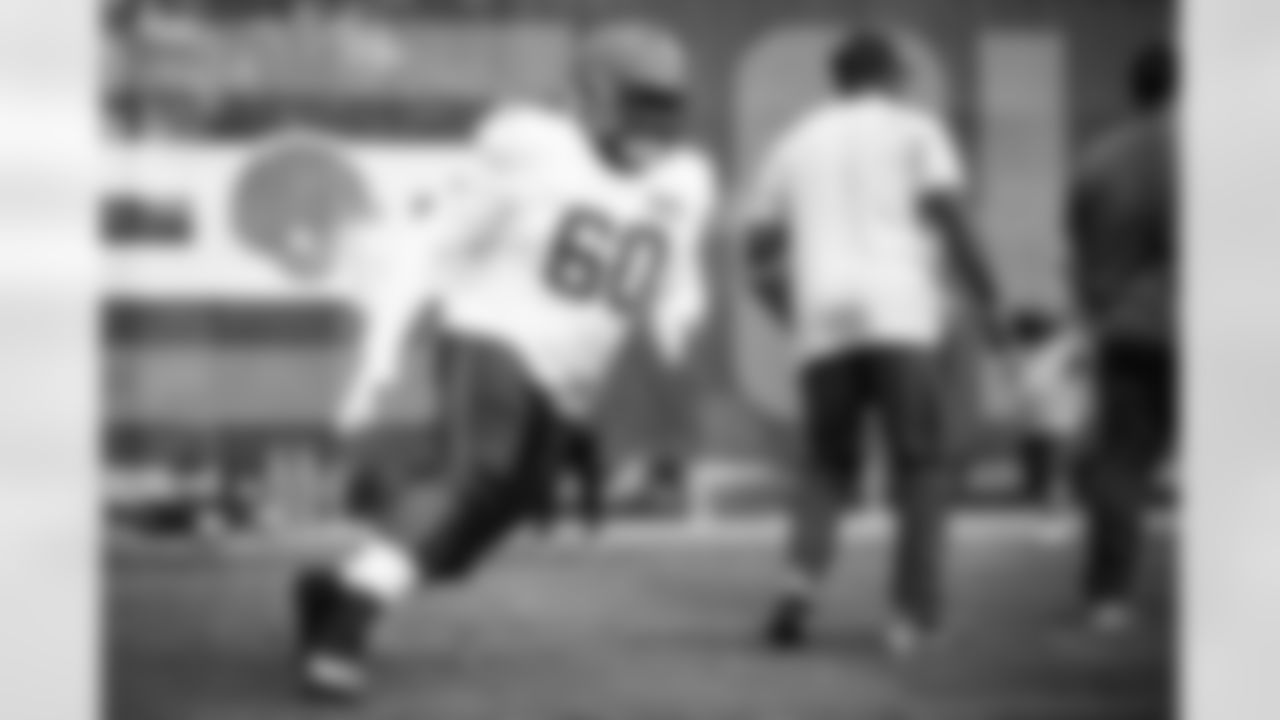 Defensive tackle David Moore (60) during practice at CrossCountry Mortgage Campus on August 31, 2022.