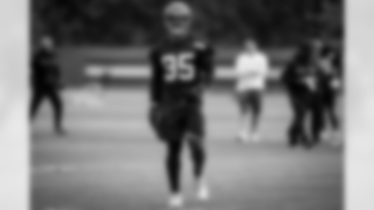 Defensive end Myles Garrett (95) during the seventh practice of OTAs on May 28, 2019.