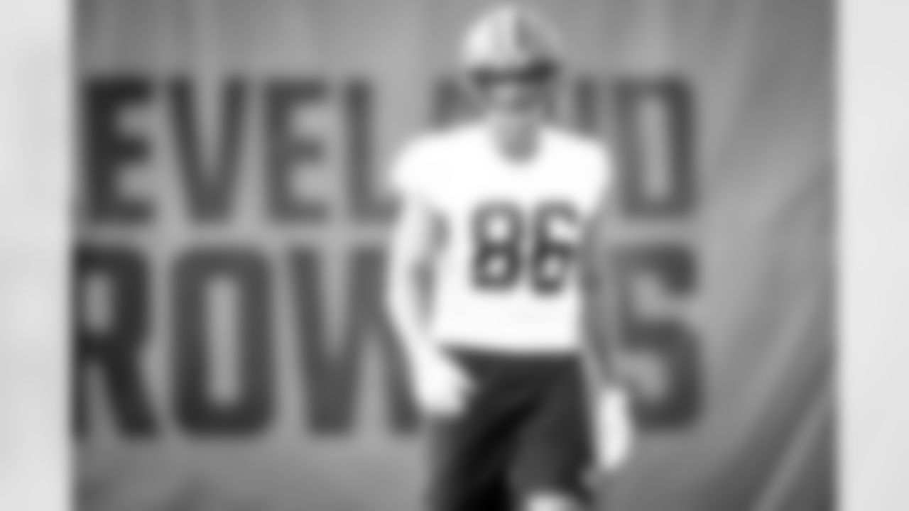 Tight end Miller Forristall (86) during practice on October 6, 2021.