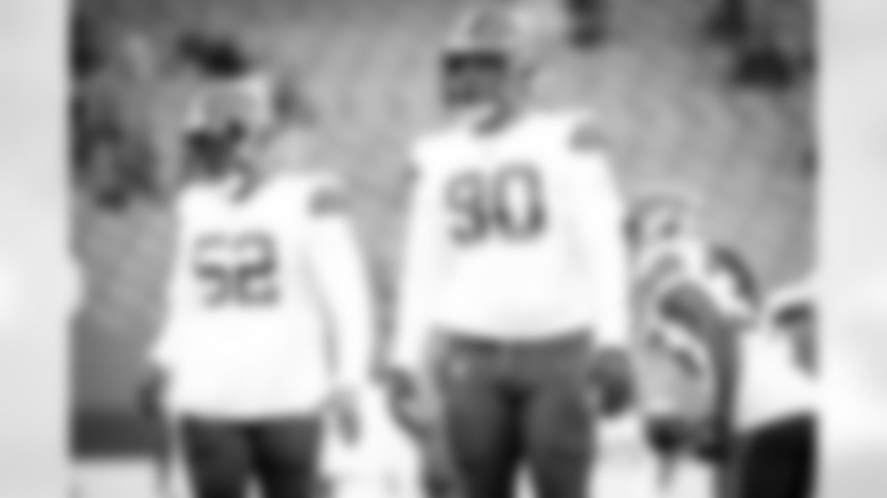 Defensive tackle Jordan Elliott (90) during practice on September 4, 2020 at FirstEnergy Stadium.