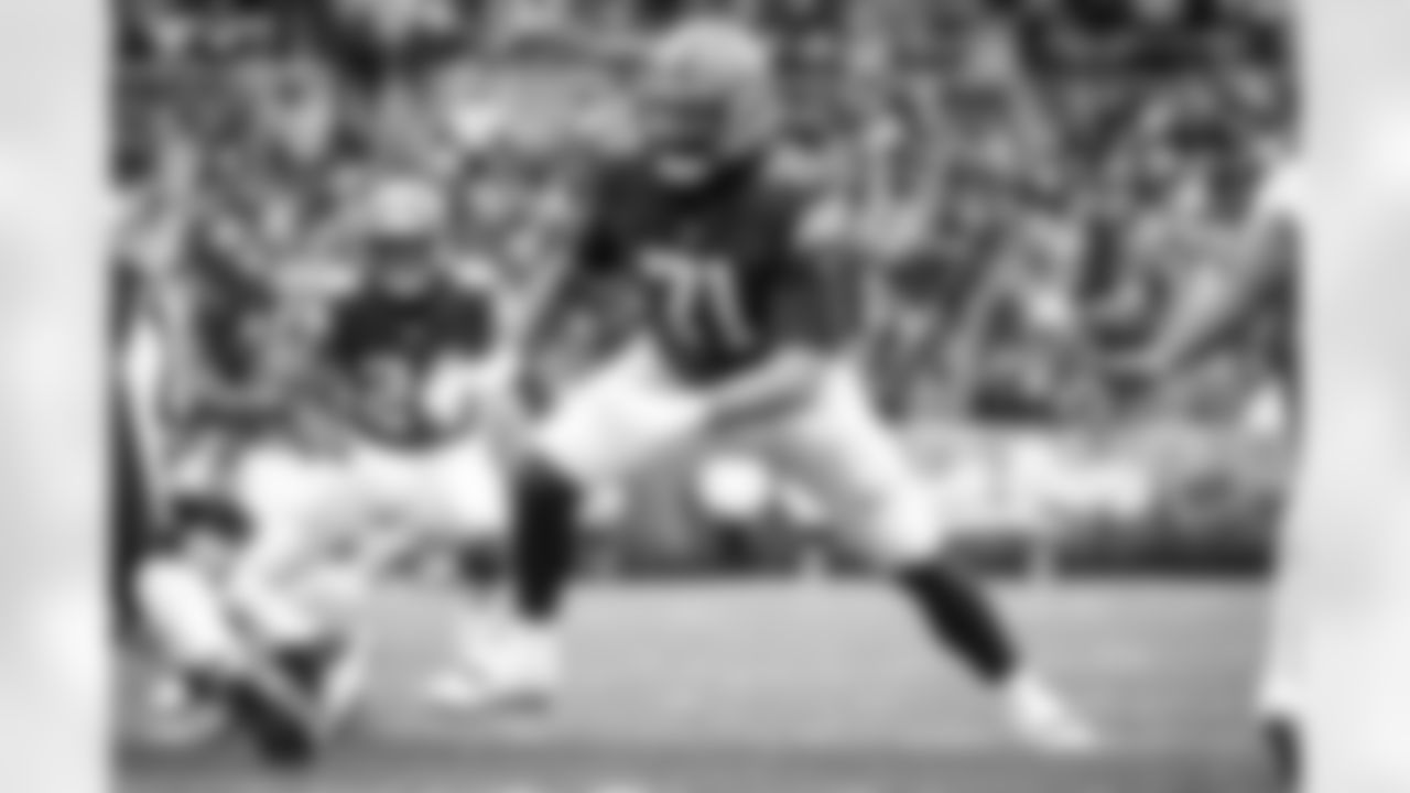 Offensive tackle Jedrick Wills Jr. (71) during a NFL football game between the Cincinnati Bengals and Cleveland Browns on January 9, 2022 at FirstEnergy Stadium. The Browns won 21-16.