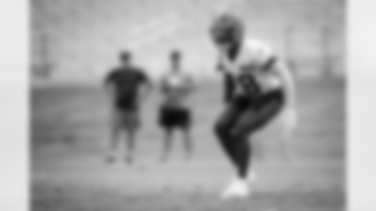 Safety Tanner McCalister (48) during Day 3 of Training Camp at The Greenbrier on July 27, 2023.