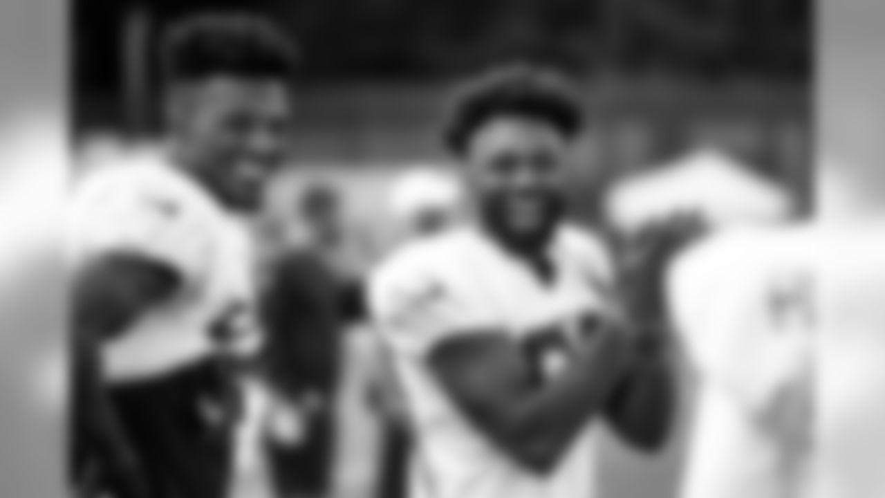 Wide receiver Jarvis Landry (80) during the seventh day of training camp on August 1, 2019.