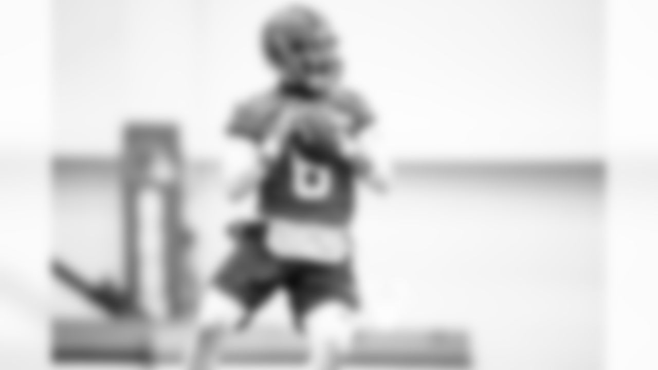 Quarterback Baker Mayfield (6) during practice on September 7, 2020
