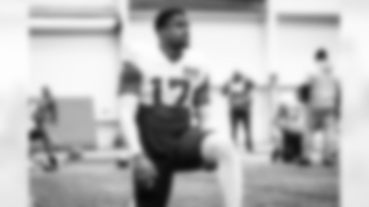 Wide Receiver Daylen Baldwin (17) during practice at CrossCountry Mortgage Campus on November 30, 2022.