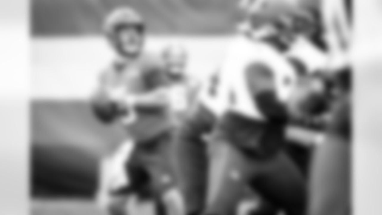 Quarterback Case Keenum (5) during practice on October 14, 2020