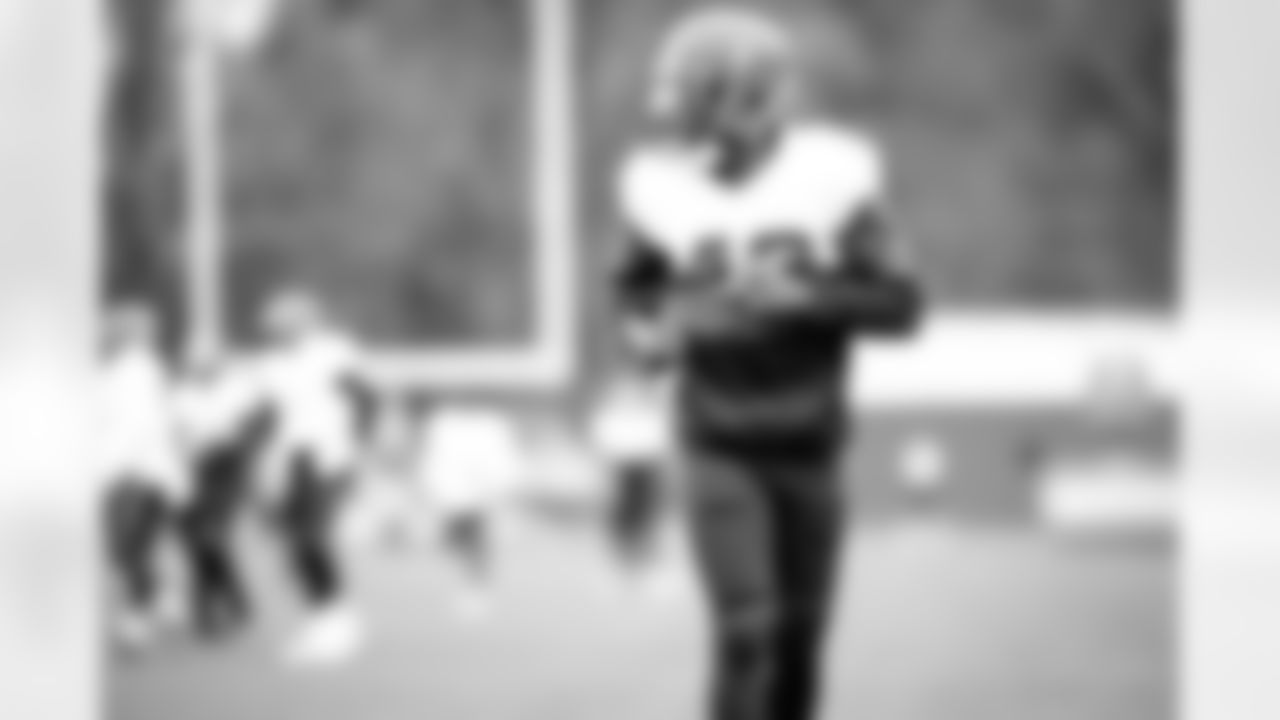 Safety John Johnson III (43) during practice on October 27, 2021.