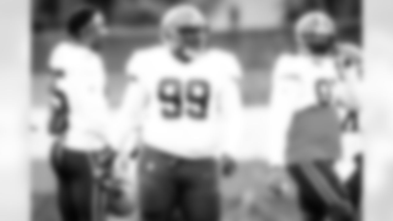 Defensive tackle Andrew Billings (99) during practice on September 15, 2021.