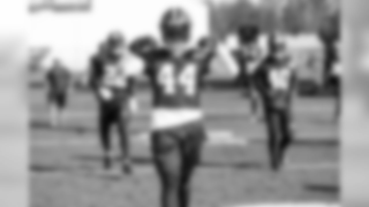 Players during practice on October 15, 2019