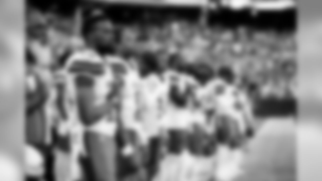 Wide Receiver Ishmael Hyman (16) on the sideline before the Redskins vs. Browns preseason game.