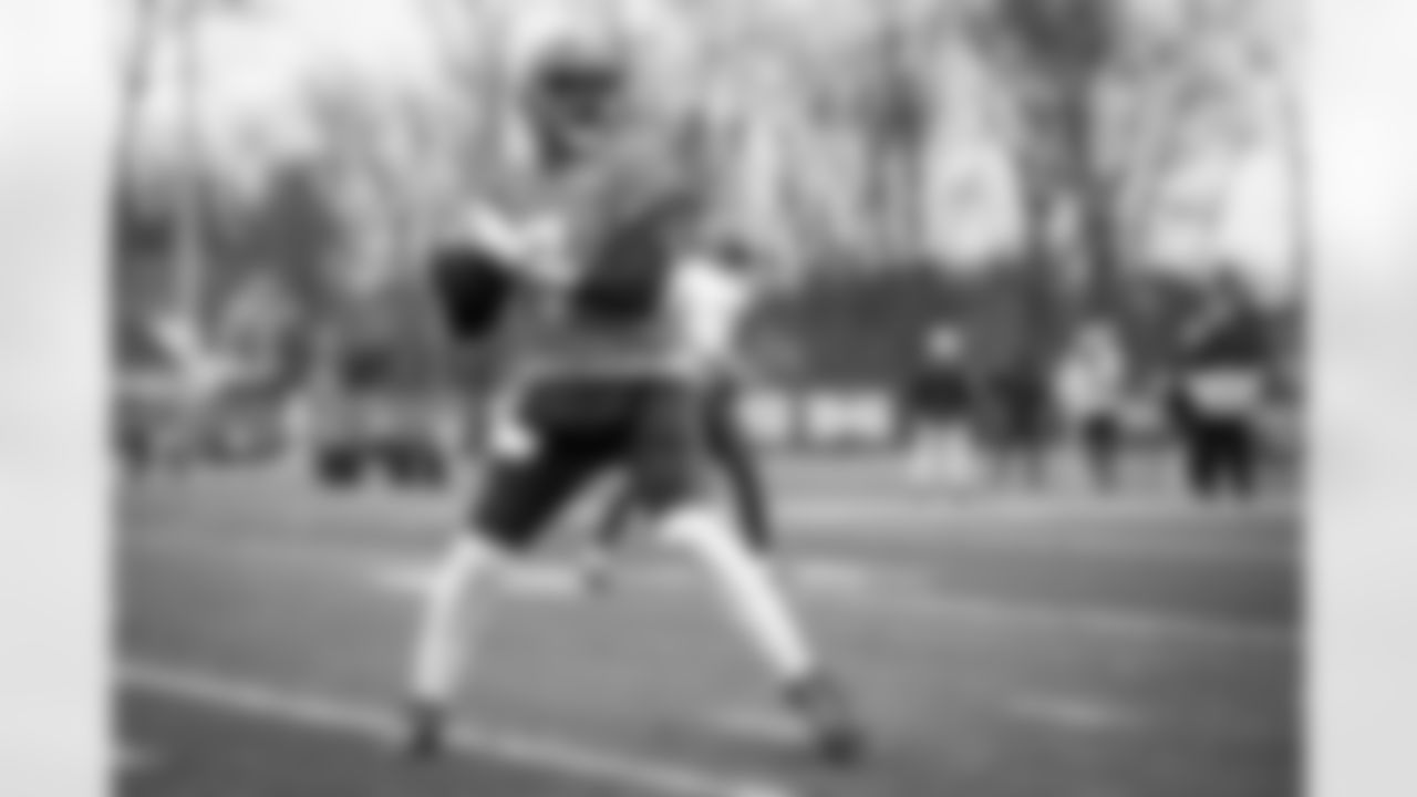 Quarterback Jacoby Brissett (7) during practice at CrossCountry Mortgage Campus on November 16, 2022.
