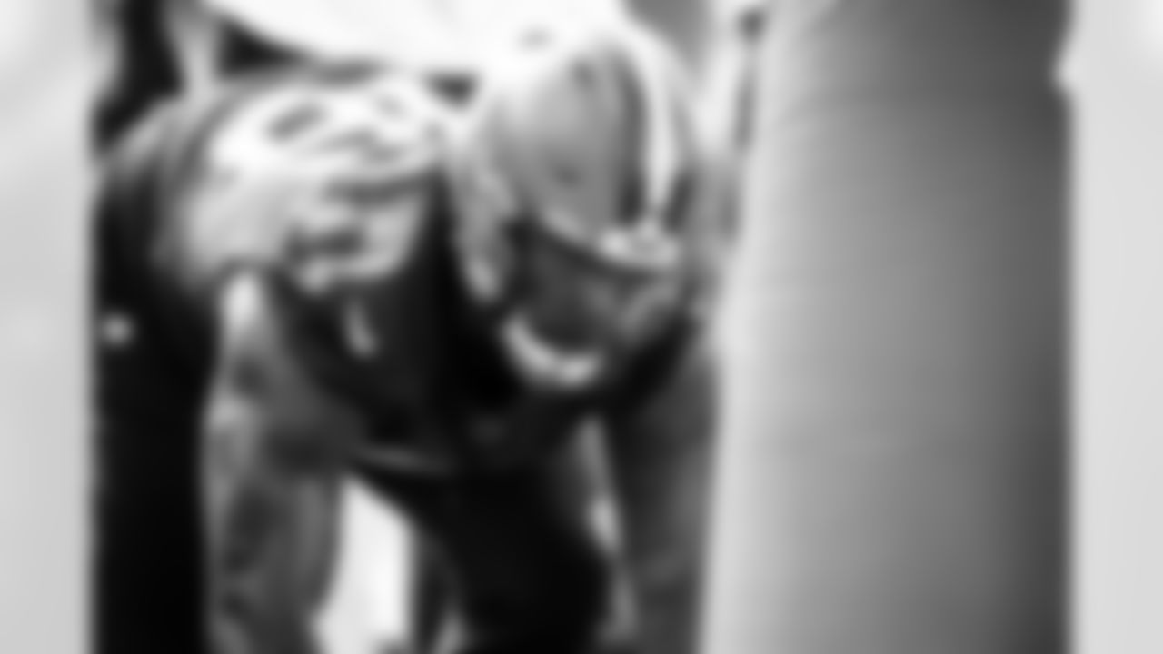 Defensive tackle Jordan Elliott (96) during practice on October 6, 2021.