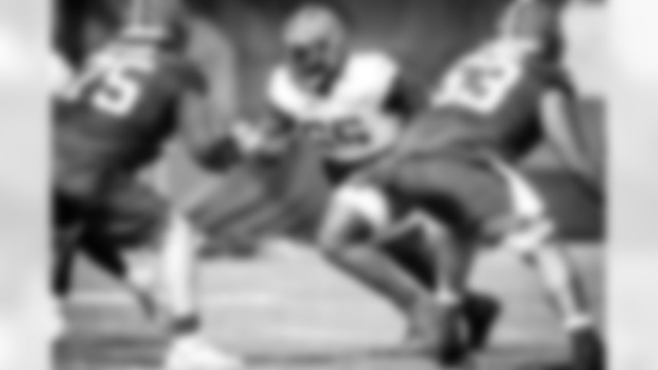 Defensive tackle Larry Ogunjobi (65) during practice on September 21, 2020