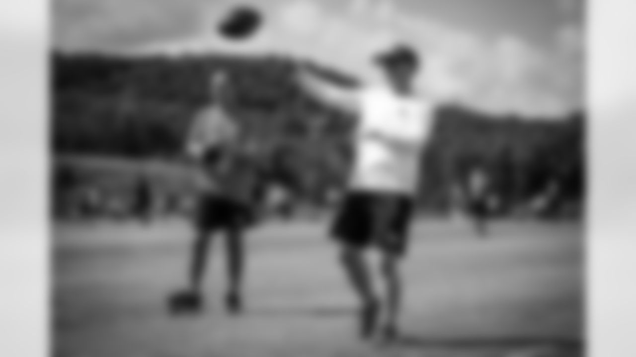 Assistant Wide Receivers Coach Callie Brownson during Phase II Fieldwork at The Greenbrier on July 23, 2023.