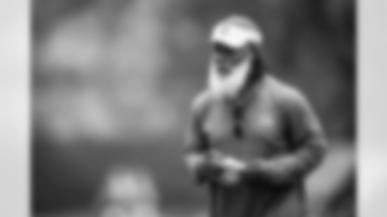 Running Back Coach Stump Mitchell during the fifth day of training camp at CrossCountry Mortgage Campus on August 1, 2022.