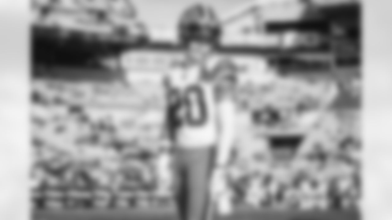 Cornerback Greg Newsome II (20) before a NFL football game between the Cleveland Browns and Pittsburgh Steelers on January 8, 2023 at Acrisure Stadium.