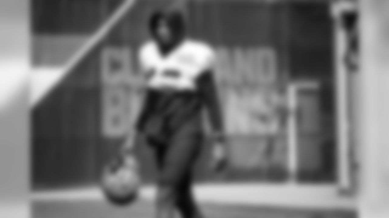 Wide receiver Damion Ratley (18) during practice on August 26, 2019