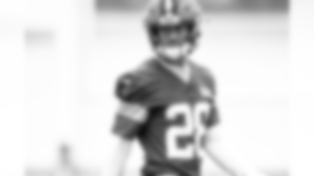 Cornerback Kevin Johnson (28) during practice on November 25, 2020