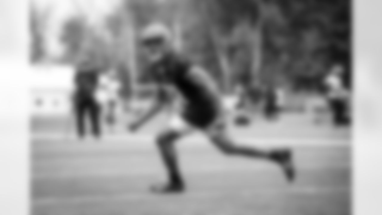 Wide receiver Kris Thornton (81) during practice on the first day of Rookie Minicamp at CrossCountry Mortgage Campus on May 12, 2023.