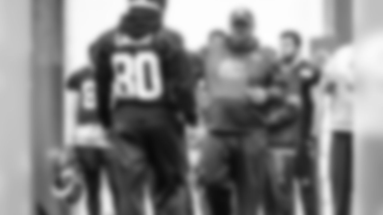 Players during practice on December 4, 2019