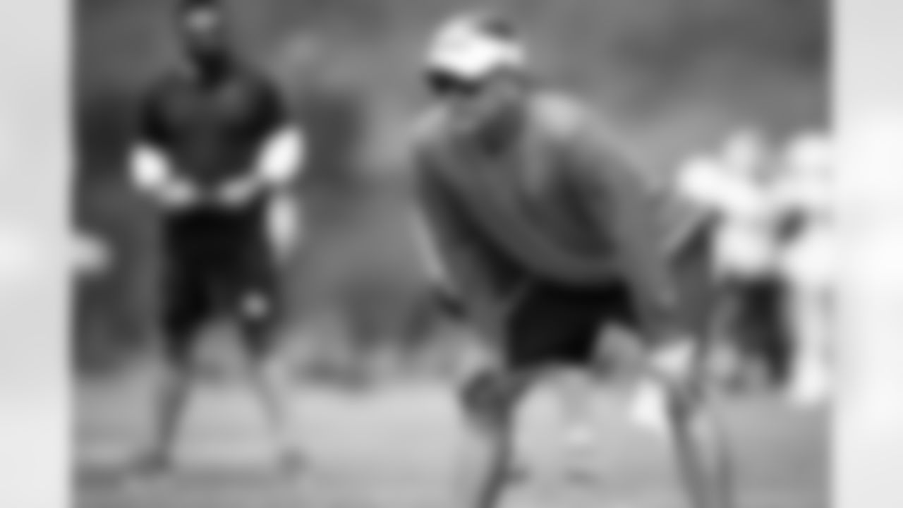 Defensive Coordinator Jim Schwartz during Day 3 of Training Camp at The Greenbrier on July 27, 2023.