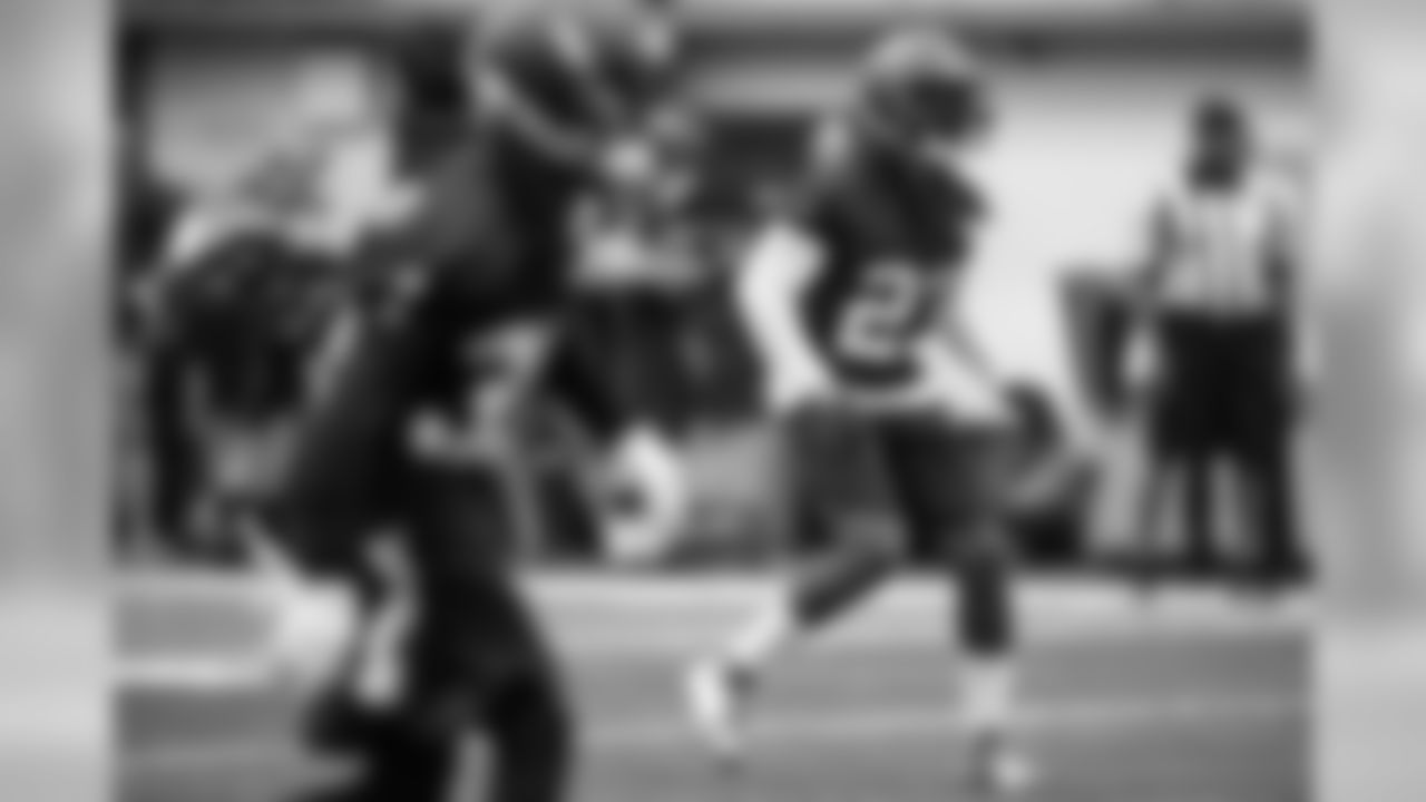 Safety Damarious Randall (23) during the second day of minicamp on June 5, 2019.